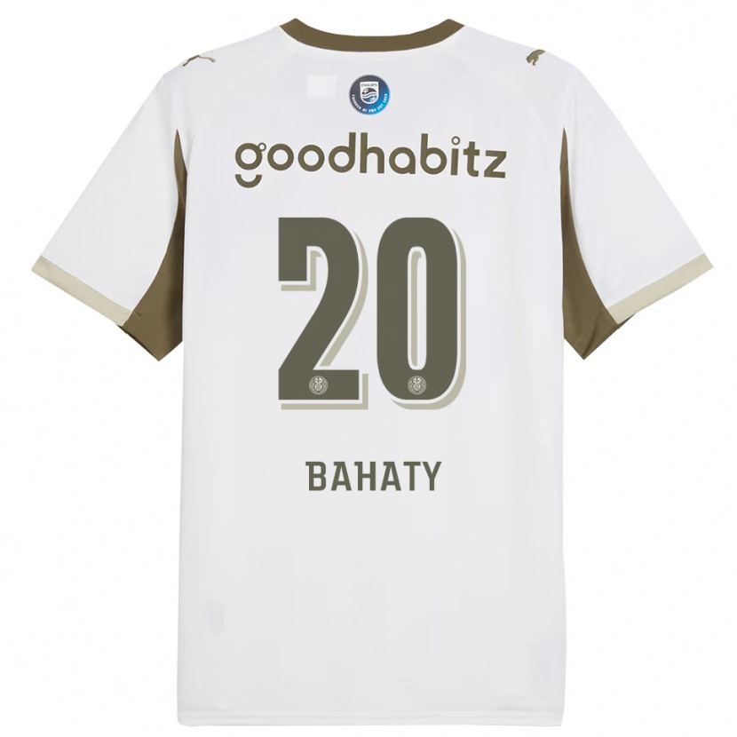 Danxen Män Manuel Bahaty #20 Vit Grå Tredjesatsen Matchtröjor 2025/26 Tröjor T-Tröja