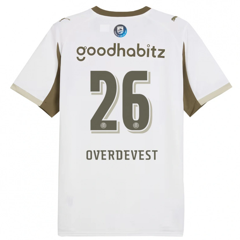 Danxen Män Marco Overdevest #26 Vit Grå Tredjesatsen Matchtröjor 2025/26 Tröjor T-Tröja