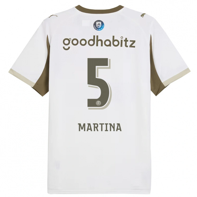 Danxen Män Jorvimar Martina #5 Vit Grå Tredjesatsen Matchtröjor 2025/26 Tröjor T-Tröja