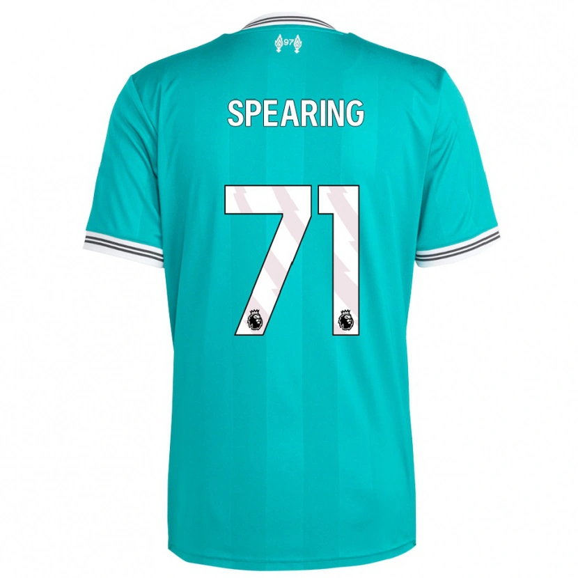 Danxen Män Jay Spearing #71 Grön Vit Tredjesatsen Matchtröjor 2025/26 Tröjor T-Tröja