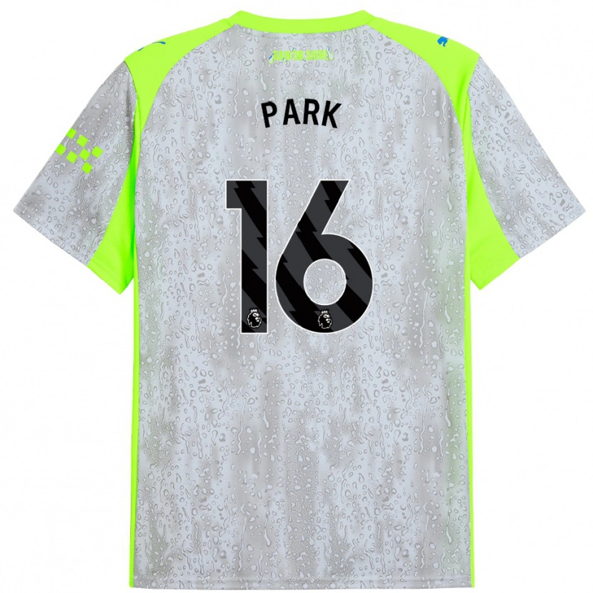 Danxen Män Jess Park #16 Grå Gul Tredjesatsen Matchtröjor 2025/26 Tröjor T-Tröja