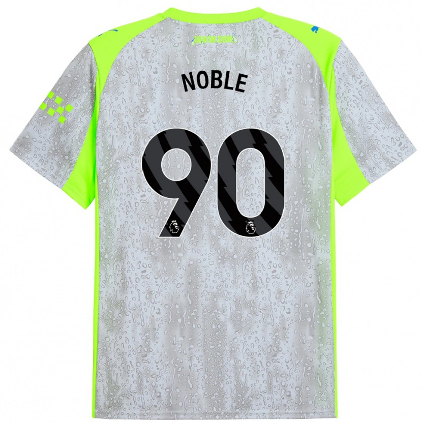 Danxen Män Kian Noble #90 Grå Gul Tredjesatsen Matchtröjor 2025/26 Tröjor T-Tröja