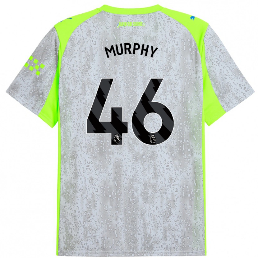 Danxen Män Lily Murphy #46 Grå Gul Tredjesatsen Matchtröjor 2025/26 Tröjor T-Tröja