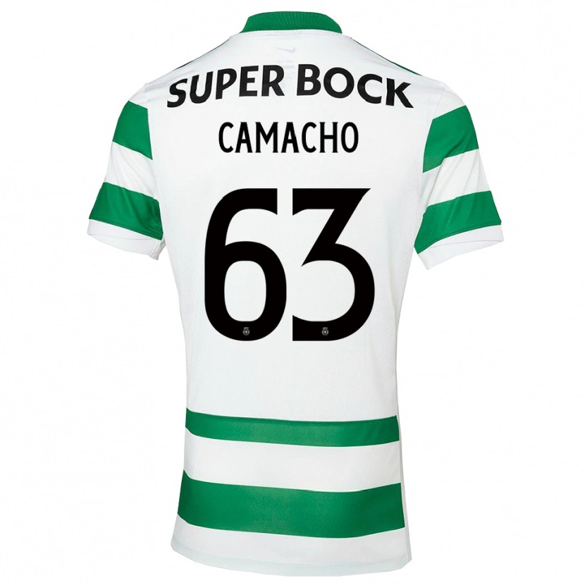 Danxen Kvinnor Rafael Camacho #63 Grön Vit Hemmatröja Matchtröjor 2025/26 Tröjor T-Tröja