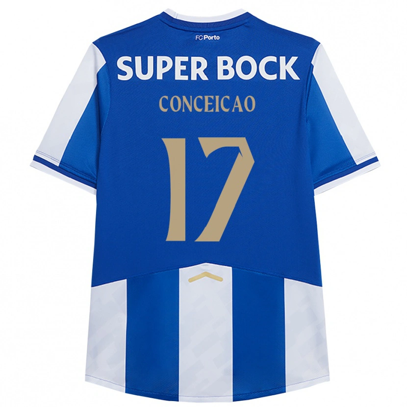 Danxen Kvinnor Rodrigo Conceicao #17 Blå Vit Hemmatröja Matchtröjor 2025/26 Tröjor T-Tröja