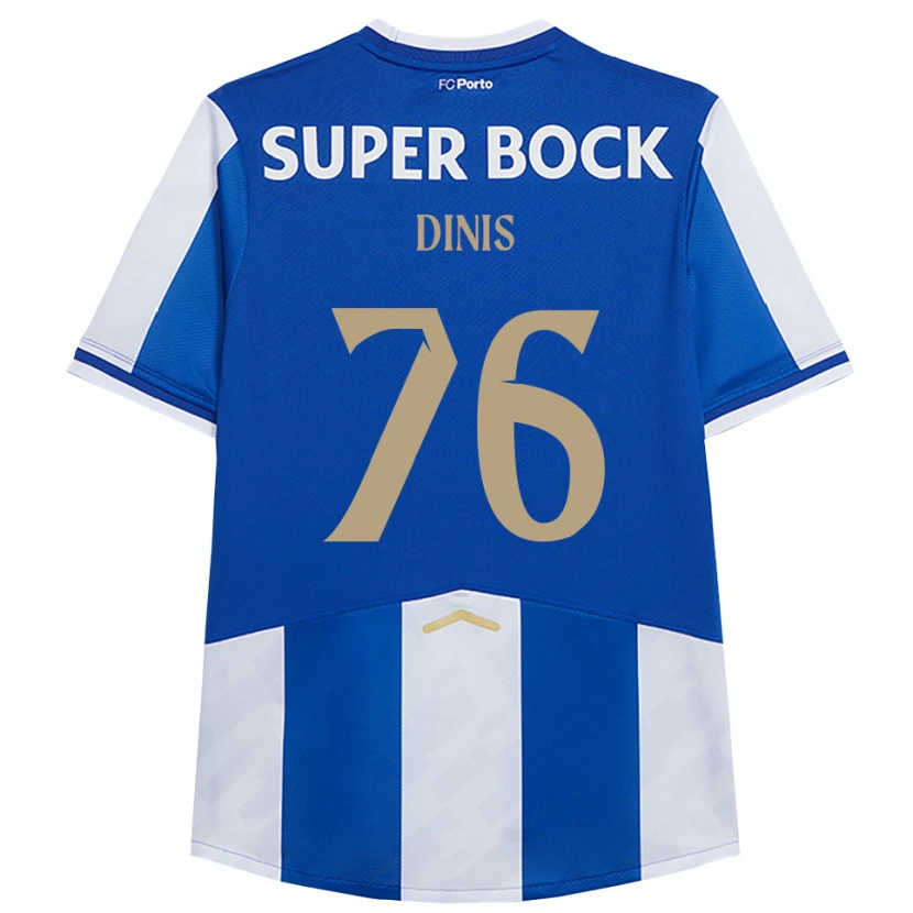 Danxen Kvinnor Dinis #76 Blå Vit Hemmatröja Matchtröjor 2025/26 Tröjor T-Tröja