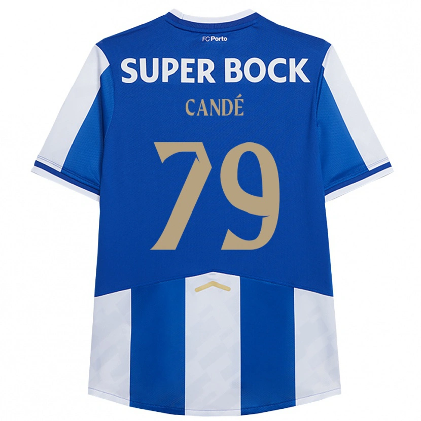 Danxen Kvinnor Umaro Candé #79 Blå Vit Hemmatröja Matchtröjor 2025/26 Tröjor T-Tröja