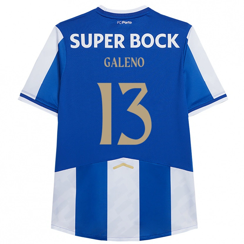 Danxen Kvinnor Galeno #13 Blå Vit Hemmatröja Matchtröjor 2025/26 Tröjor T-Tröja