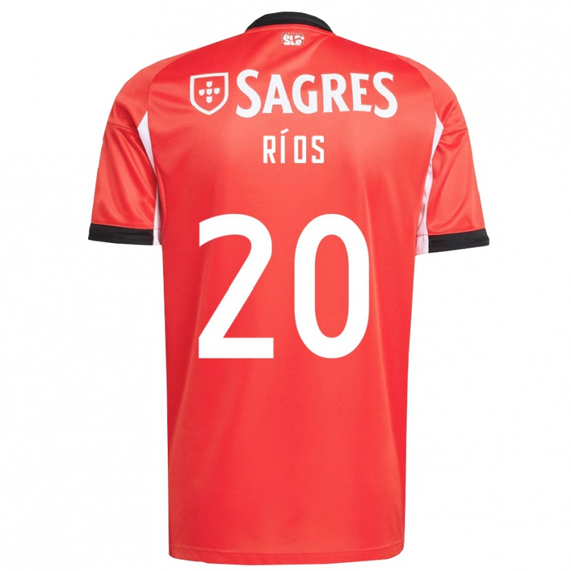 Danxen Kvinnor Richard Ríos #20 Röd Vit Hemmatröja Matchtröjor 2025/26 Tröjor T-Tröja
