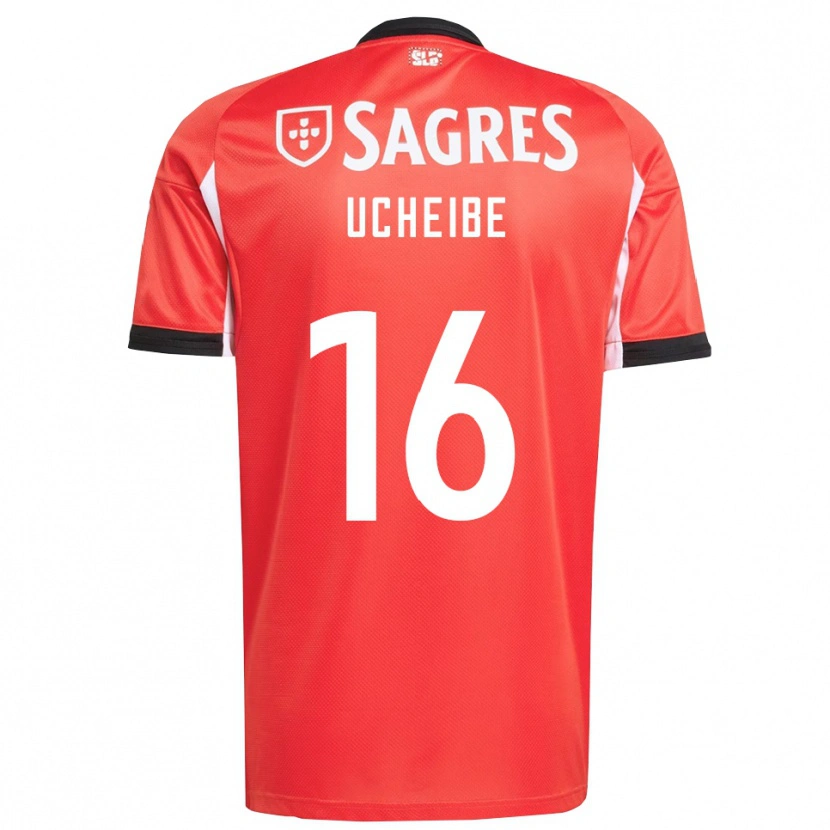 Danxen Kvinnor Christy Ucheibe #16 Röd Vit Hemmatröja Matchtröjor 2025/26 Tröjor T-Tröja