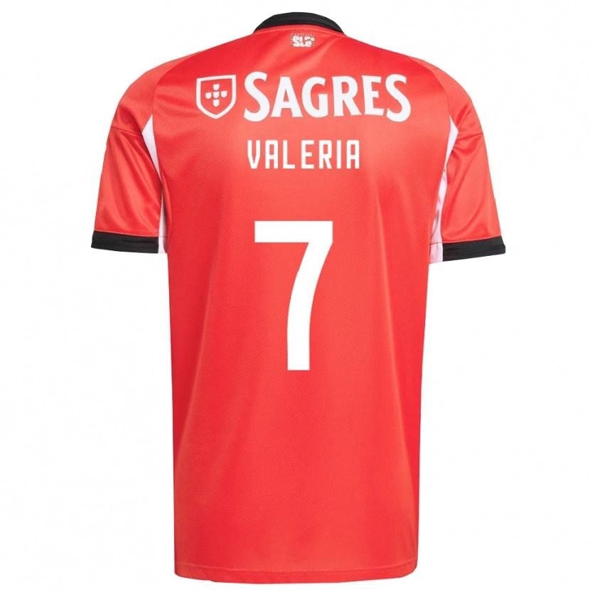 Danxen Kvinnor Valeria #7 Röd Vit Hemmatröja Matchtröjor 2025/26 Tröjor T-Tröja