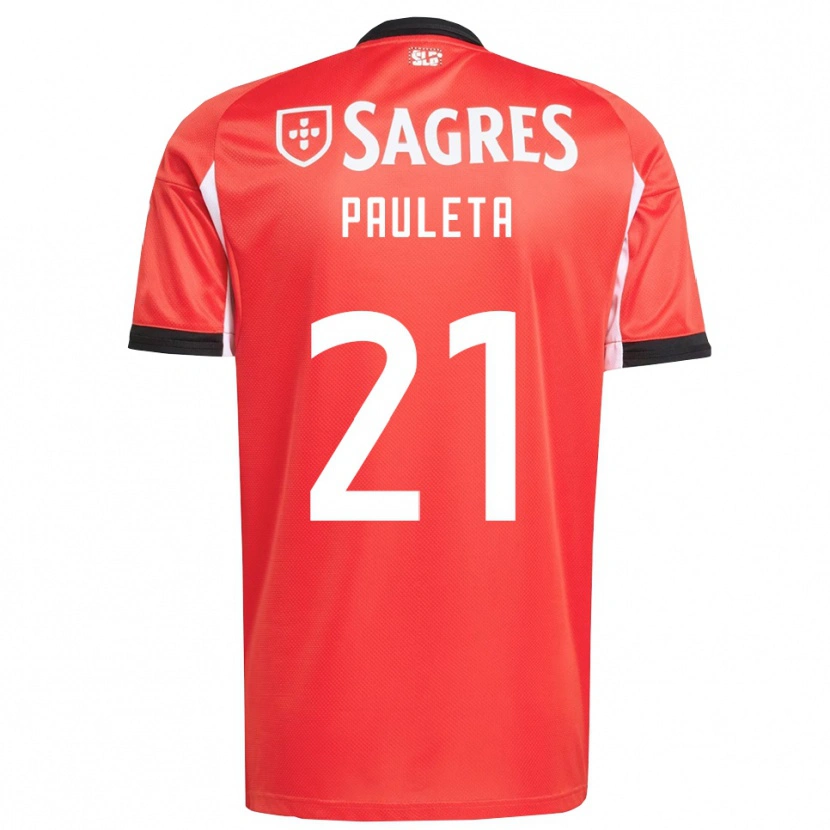 Danxen Kvinnor Paula Domínguez Encinas #21 Röd Vit Hemmatröja Matchtröjor 2025/26 Tröjor T-Tröja