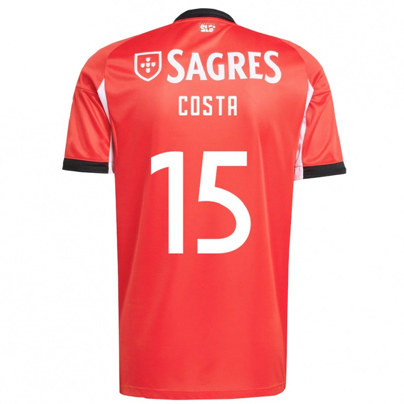 Danxen Kvinnor Carole Costa #15 Röd Vit Hemmatröja Matchtröjor 2025/26 Tröjor T-Tröja