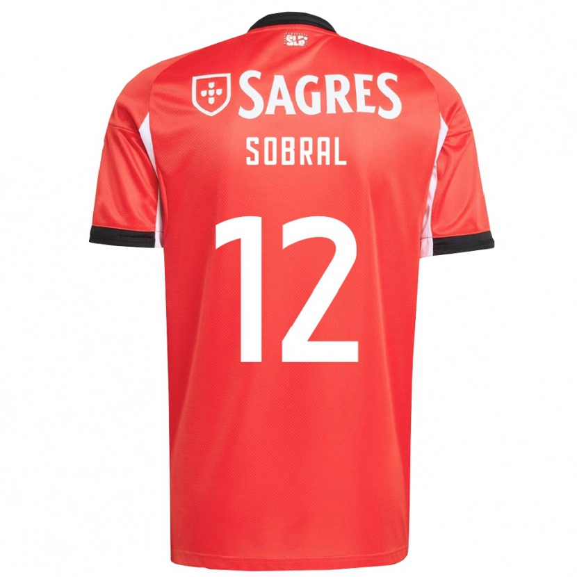 Danxen Kvinnor Gonçalo Sobral #12 Röd Vit Hemmatröja Matchtröjor 2025/26 Tröjor T-Tröja