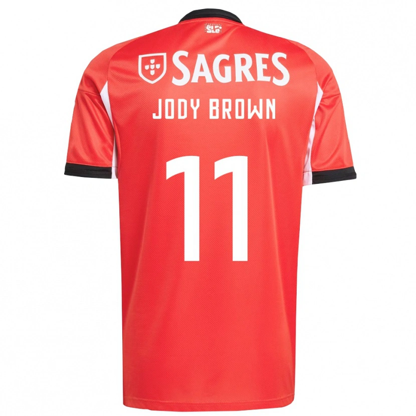 Danxen Kvinnor Jody Brown #11 Röd Vit Hemmatröja Matchtröjor 2025/26 Tröjor T-Tröja