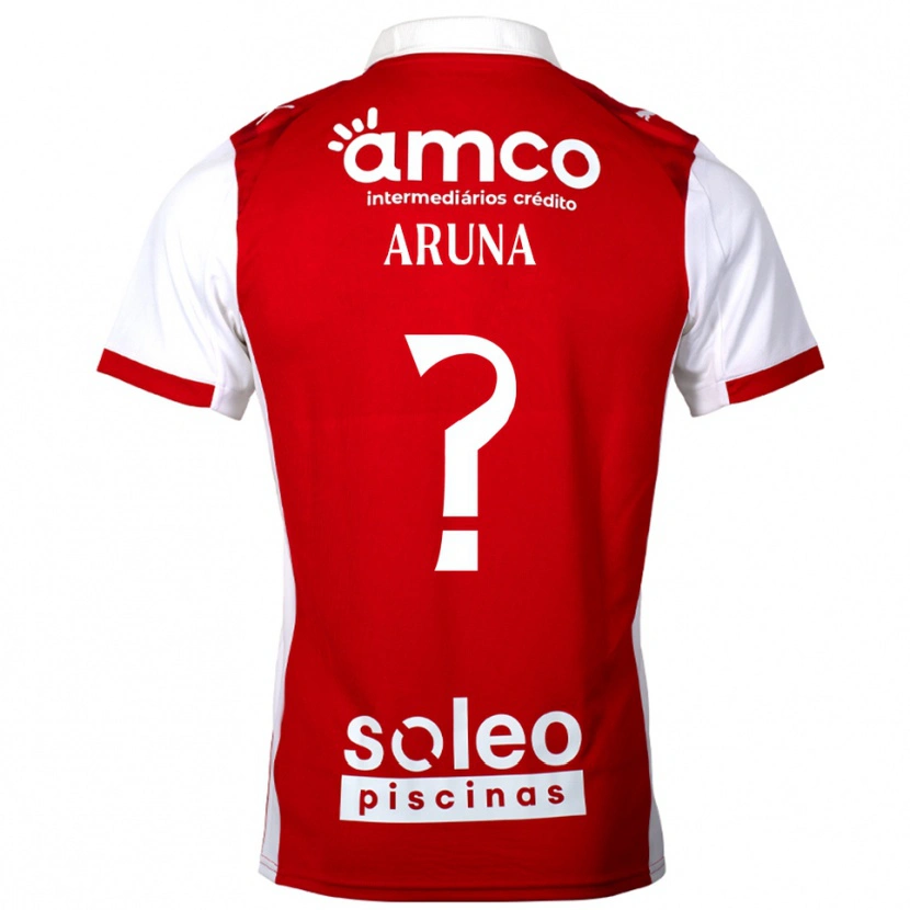 Danxen Kvinnor Ali Aruna #0 Röd Vit Hemmatröja Matchtröjor 2025/26 Tröjor T-Tröja