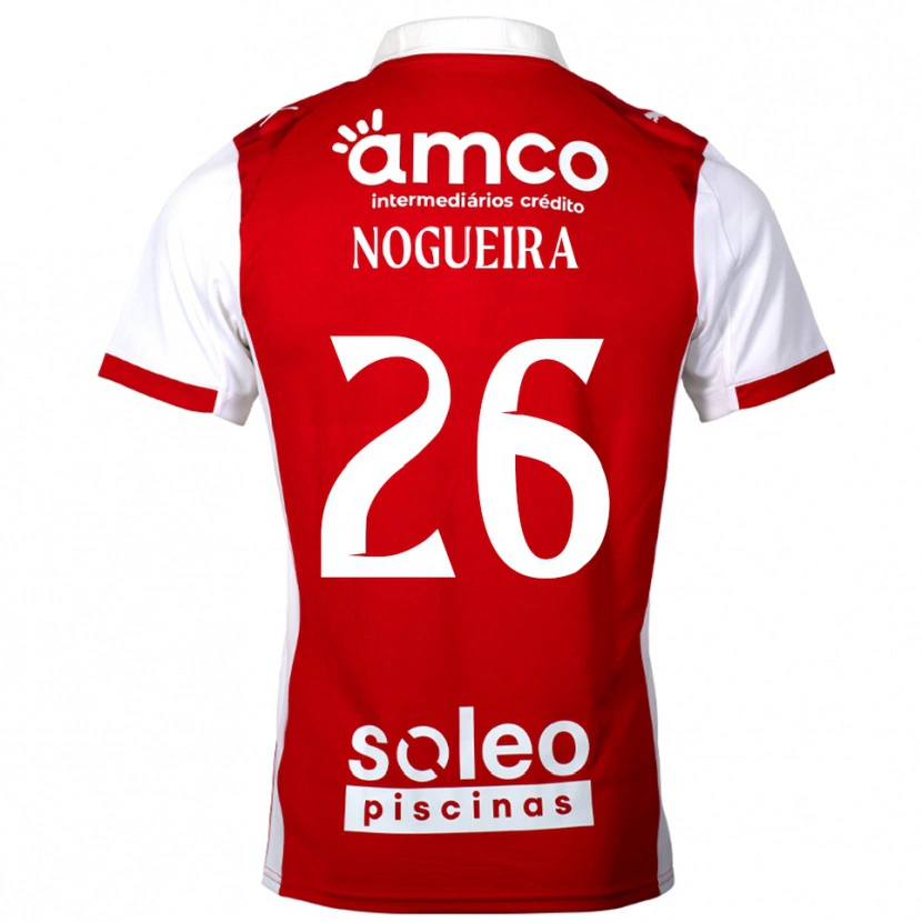 Danxen Kvinnor Ana Nogueira #26 Röd Vit Hemmatröja Matchtröjor 2025/26 Tröjor T-Tröja