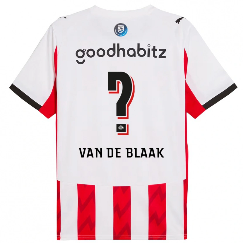 Danxen Kvinnor Emmanuel Van De Blaak #0 Röd Vit Hemmatröja Matchtröjor 2025/26 Tröjor T-Tröja