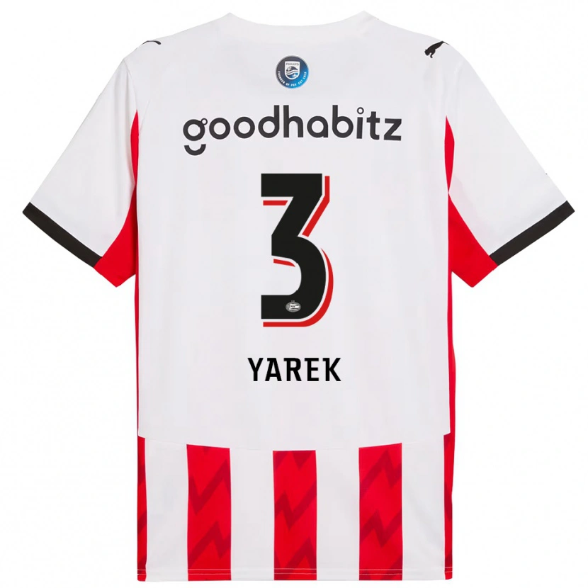 Danxen Kvinnor Yarek Gasiorowski #3 Röd Vit Hemmatröja Matchtröjor 2025/26 Tröjor T-Tröja