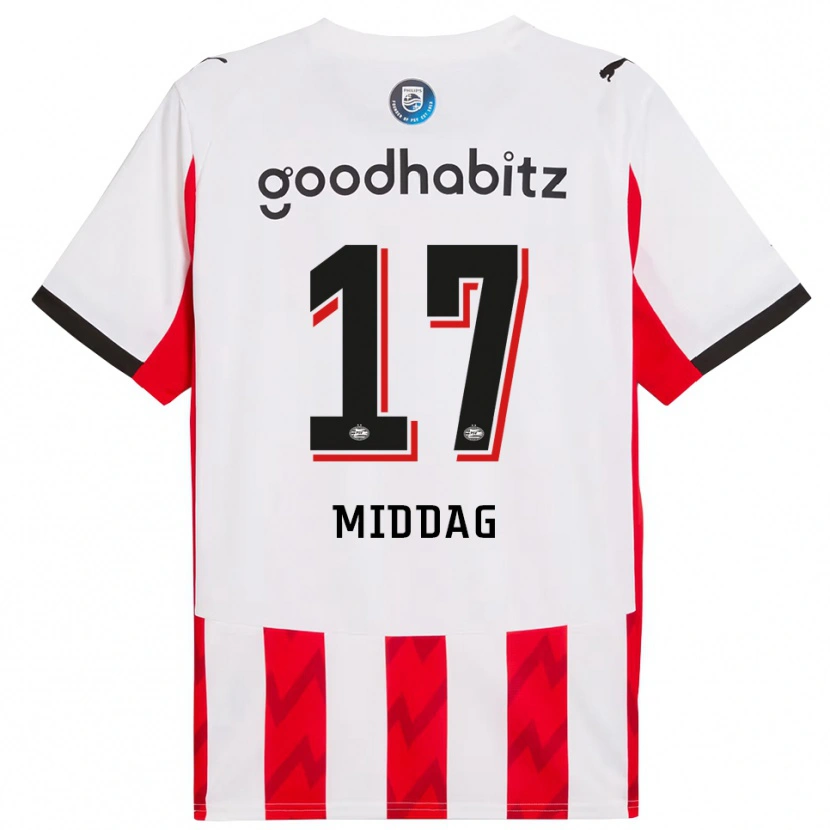 Danxen Kvinnor Isai Middag #17 Röd Vit Hemmatröja Matchtröjor 2025/26 Tröjor T-Tröja