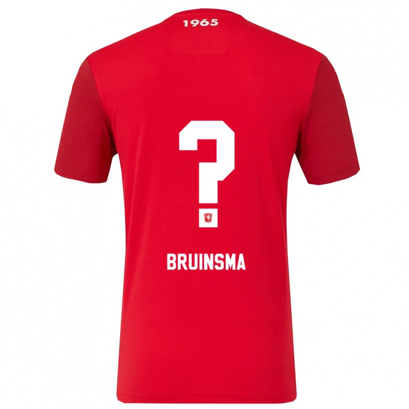 Danxen Kvinnor Semmy Bruinsma #0 Röd Vit Hemmatröja Matchtröjor 2025/26 Tröjor T-Tröja