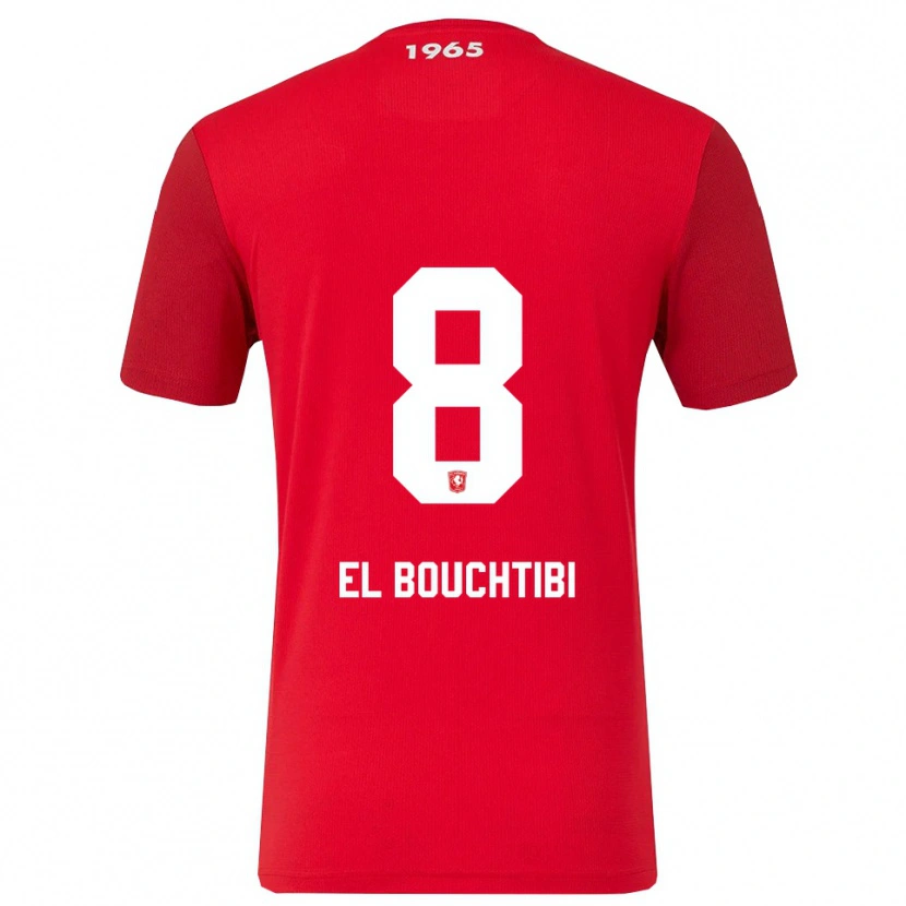 Danxen Kvinnor Ilias El Bouchibti #8 Röd Vit Hemmatröja Matchtröjor 2025/26 Tröjor T-Tröja
