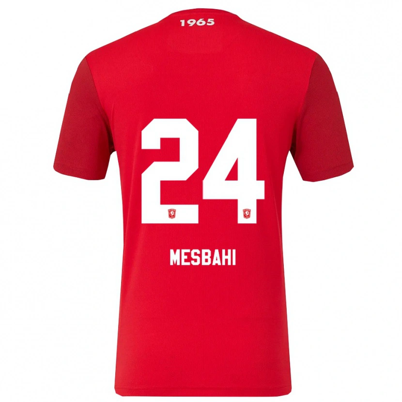Danxen Kvinnor Juliën Mesbahi #24 Röd Vit Hemmatröja Matchtröjor 2025/26 Tröjor T-Tröja