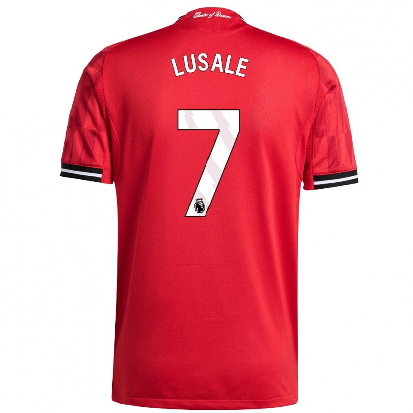 Danxen Kvinnor Samuel Lusale #7 Röd Svart Vit Hemmatröja Matchtröjor 2025/26 Tröjor T-Tröja