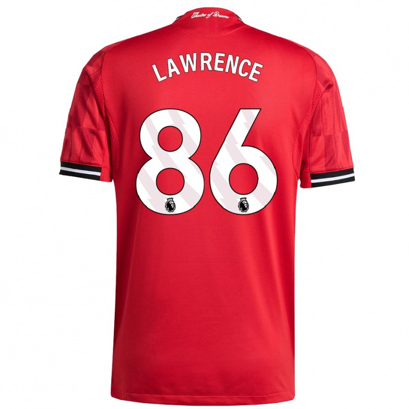 Danxen Kvinnor Marcus Lawrence #86 Röd Svart Vit Hemmatröja Matchtröjor 2025/26 Tröjor T-Tröja