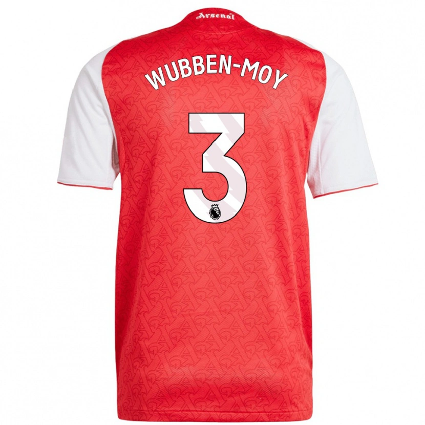 Danxen Kvinnor Lotte Wubben-Moy #3 Röd Vit Hemmatröja Matchtröjor 2025/26 Tröjor T-Tröja