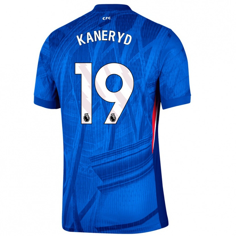 Danxen Kvinnor Johanna Rytting Kaneryd #19 Blå Vit Hemmatröja Matchtröjor 2025/26 Tröjor T-Tröja