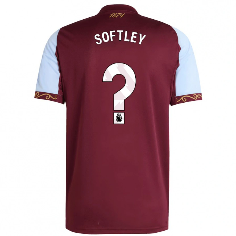 Danxen Kvinnor Luke Softley #0 Vinröd Himmelsblå Hemmatröja Matchtröjor 2025/26 Tröjor T-Tröja