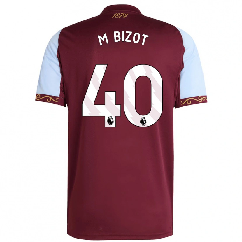 Danxen Kvinnor Marco Bizot #40 Vinröd Himmelsblå Hemmatröja Matchtröjor 2025/26 Tröjor T-Tröja