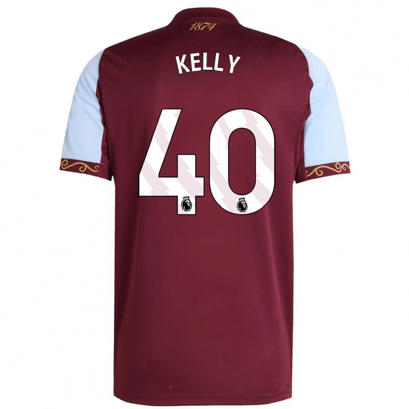 Danxen Kvinnor Soffia Kelly #40 Vinröd Himmelsblå Hemmatröja Matchtröjor 2025/26 Tröjor T-Tröja