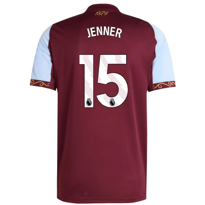 Danxen Kvinnor Max Jenner #15 Vinröd Himmelsblå Hemmatröja Matchtröjor 2025/26 Tröjor T-Tröja