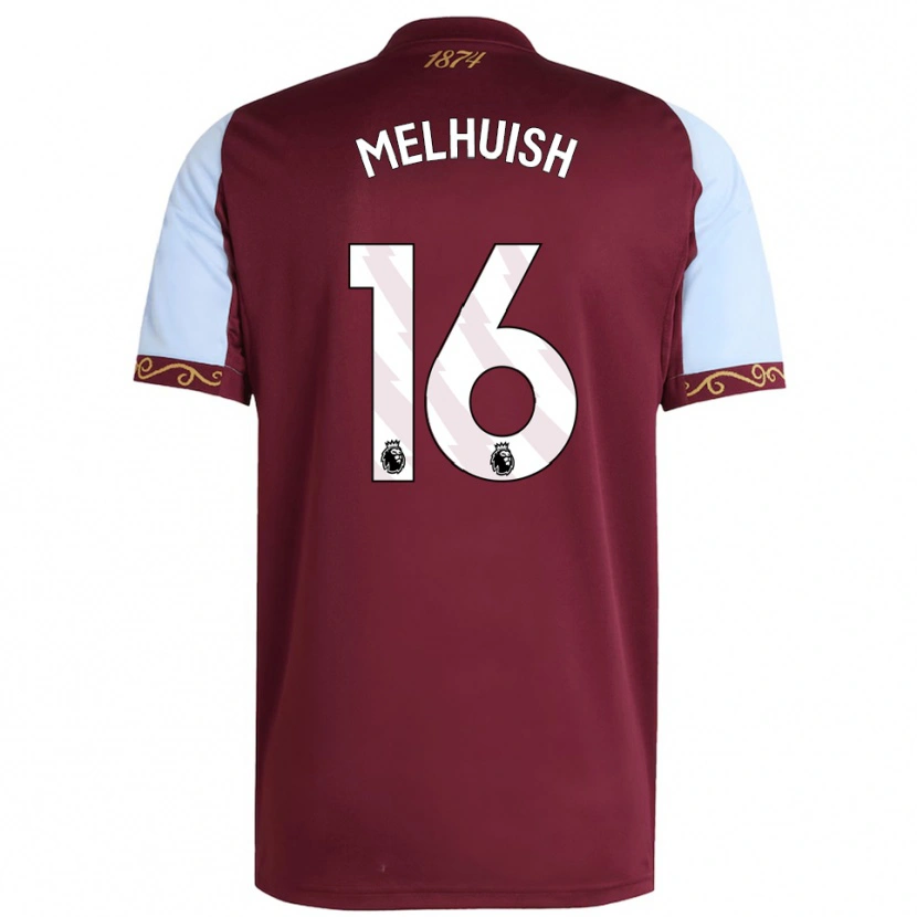 Danxen Kvinnor Lennon Melhuish #16 Vinröd Himmelsblå Hemmatröja Matchtröjor 2025/26 Tröjor T-Tröja
