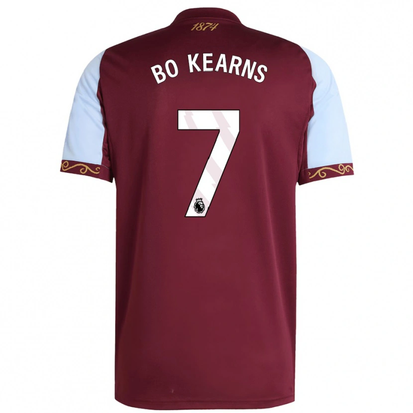 Danxen Kvinnor Missy Bo Kearns #7 Vinröd Himmelsblå Hemmatröja Matchtröjor 2025/26 Tröjor T-Tröja