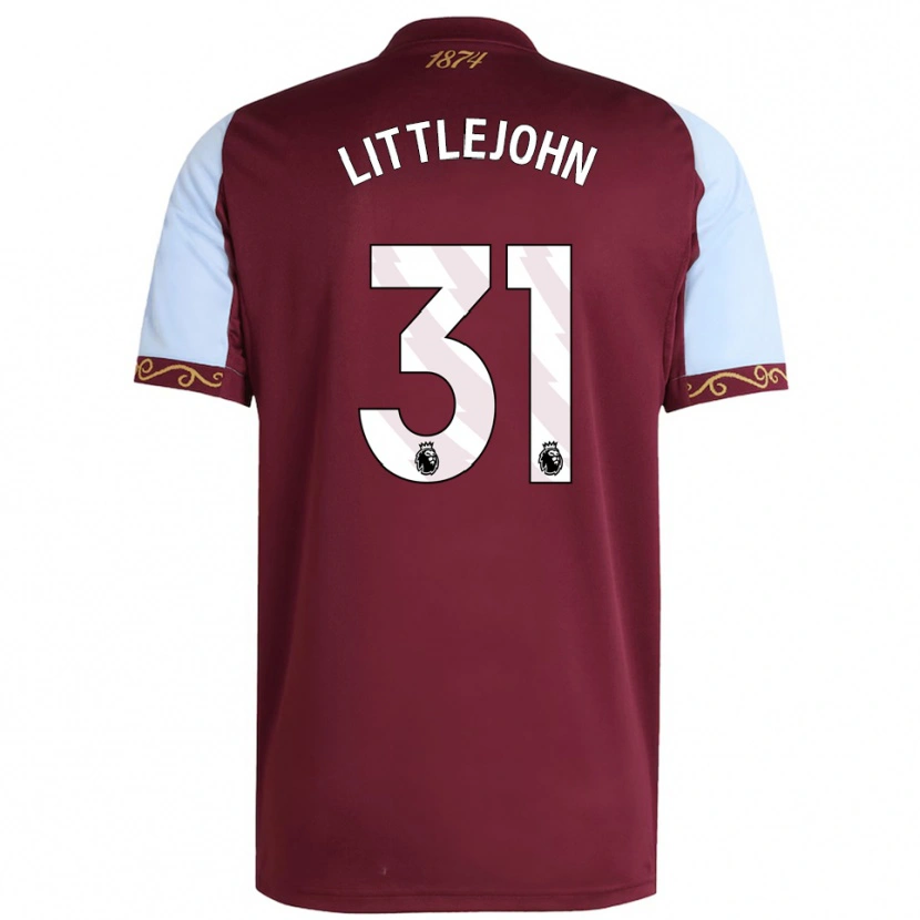 Danxen Kvinnor Ruesha Littlejohn #31 Vinröd Himmelsblå Hemmatröja Matchtröjor 2025/26 Tröjor T-Tröja