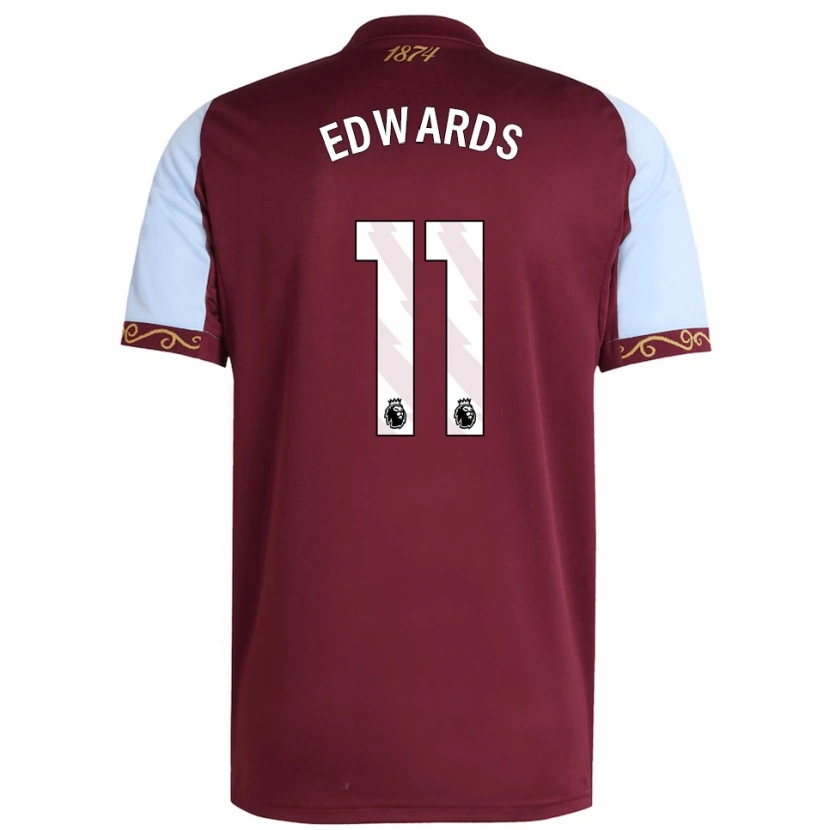 Danxen Kvinnor I-Lani Edwards #11 Vinröd Himmelsblå Hemmatröja Matchtröjor 2025/26 Tröjor T-Tröja
