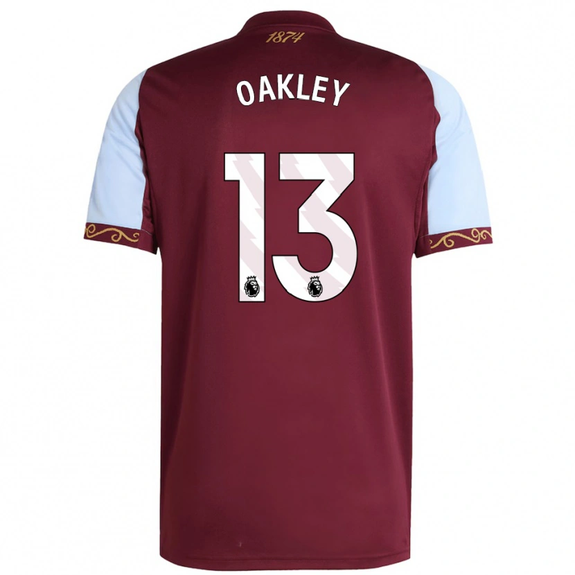 Danxen Kvinnor Rhys Oakley #13 Vinröd Himmelsblå Hemmatröja Matchtröjor 2025/26 Tröjor T-Tröja