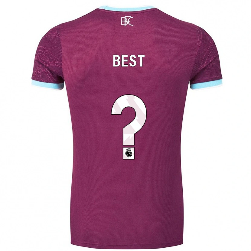 Danxen Kvinnor Freddie Best #0 Vinröd Himmelsblå Hemmatröja Matchtröjor 2025/26 Tröjor T-Tröja