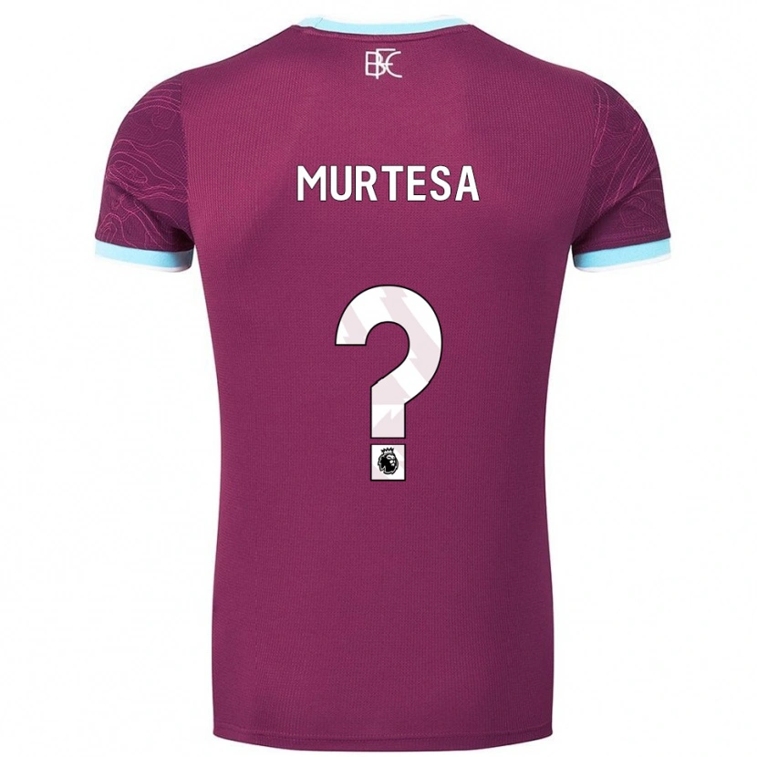 Danxen Kvinnor Anwar Murtesa #0 Vinröd Himmelsblå Hemmatröja Matchtröjor 2025/26 Tröjor T-Tröja