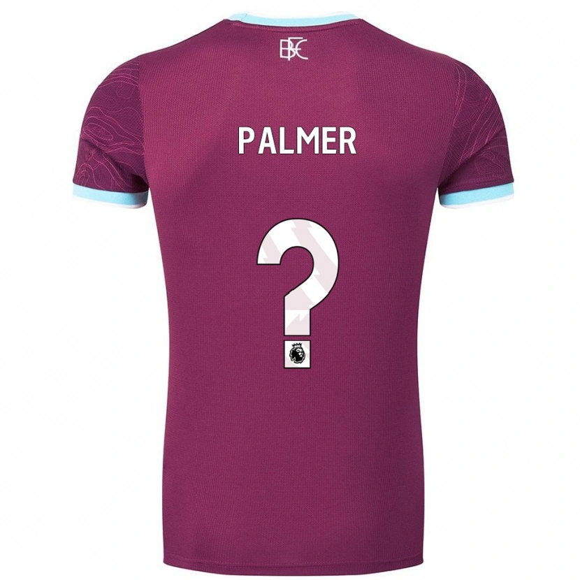 Danxen Kvinnor Grace Palmer #0 Vinröd Himmelsblå Hemmatröja Matchtröjor 2025/26 Tröjor T-Tröja