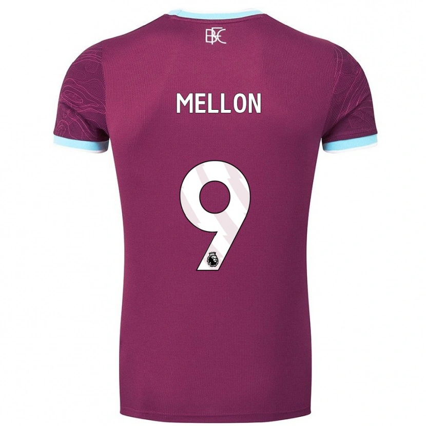 Danxen Kvinnor Michael Mellon #9 Vinröd Himmelsblå Hemmatröja Matchtröjor 2025/26 Tröjor T-Tröja
