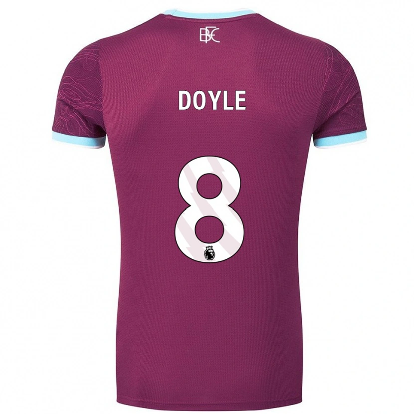 Danxen Kvinnor Emma Doyle #8 Vinröd Himmelsblå Hemmatröja Matchtröjor 2025/26 Tröjor T-Tröja