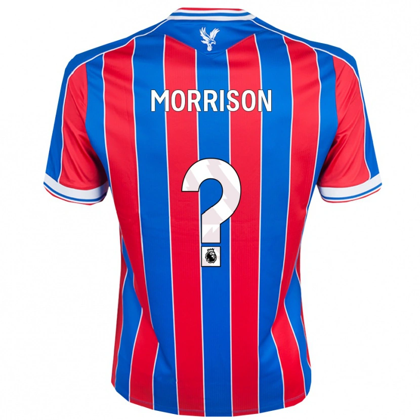 Danxen Kvinnor Jack Wells-Morrison #0 Blå Röd Vit Hemmatröja Matchtröjor 2025/26 Tröjor T-Tröja