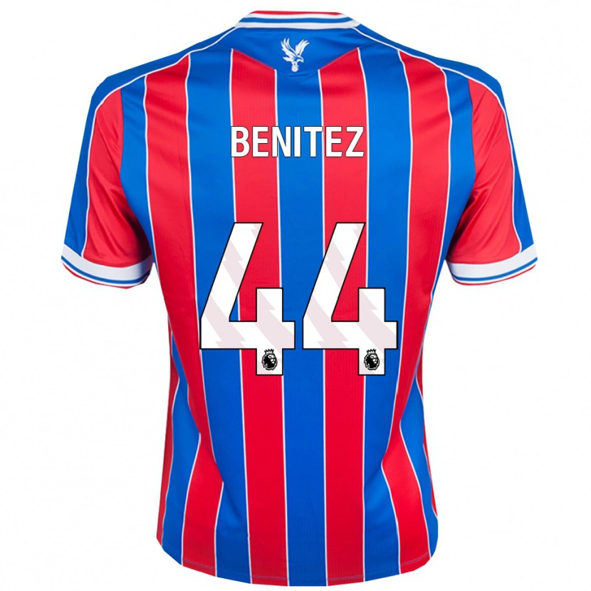 Danxen Kvinnor Walter Benítez #44 Blå Röd Vit Hemmatröja Matchtröjor 2025/26 Tröjor T-Tröja
