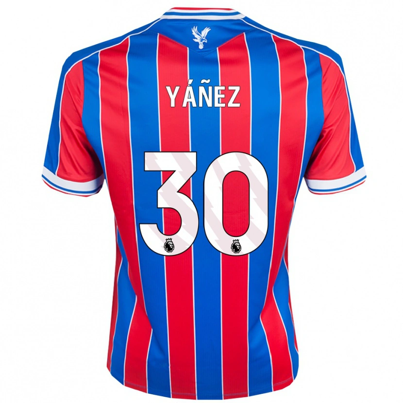 Danxen Kvinnor Shae Yáñez #30 Blå Röd Vit Hemmatröja Matchtröjor 2025/26 Tröjor T-Tröja