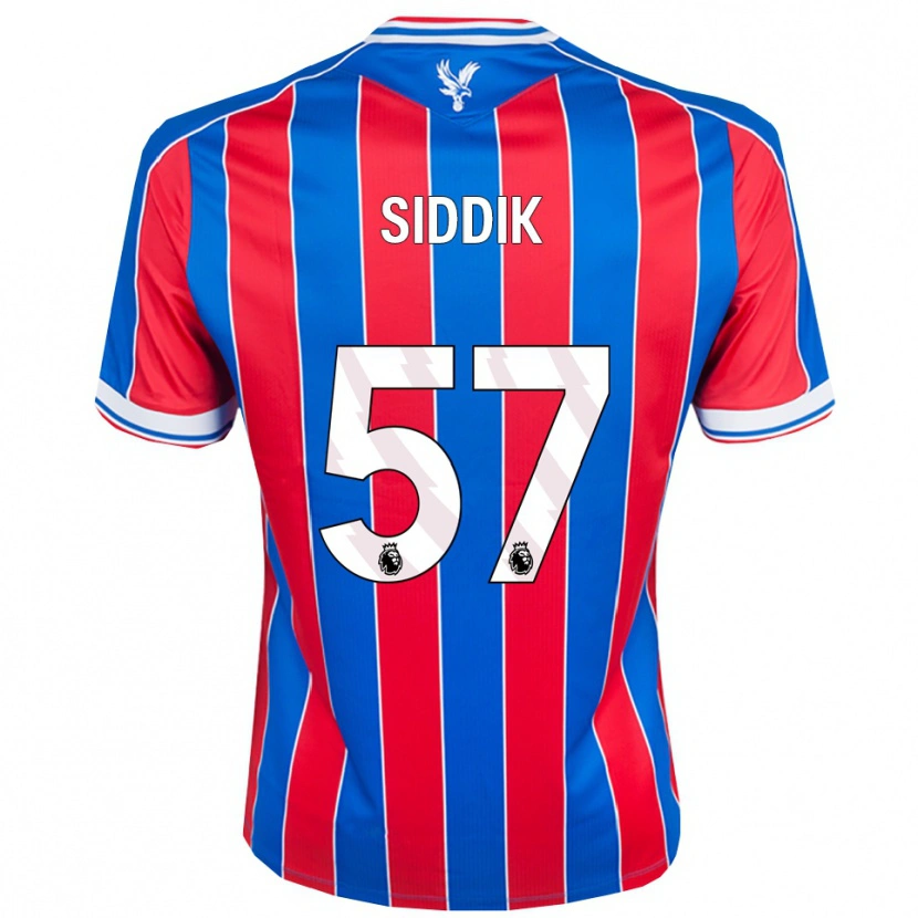 Danxen Kvinnor Cardo Siddik #57 Blå Röd Vit Hemmatröja Matchtröjor 2025/26 Tröjor T-Tröja