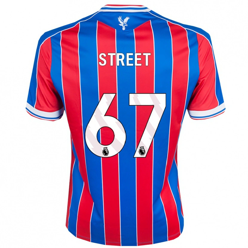 Danxen Kvinnor Rob Street #67 Blå Röd Vit Hemmatröja Matchtröjor 2025/26 Tröjor T-Tröja